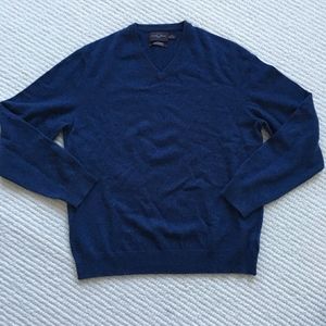 Mens Black Brown 1826 Cashmere Sweater